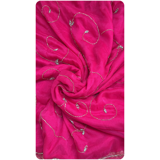 Designer Stone Work Saree