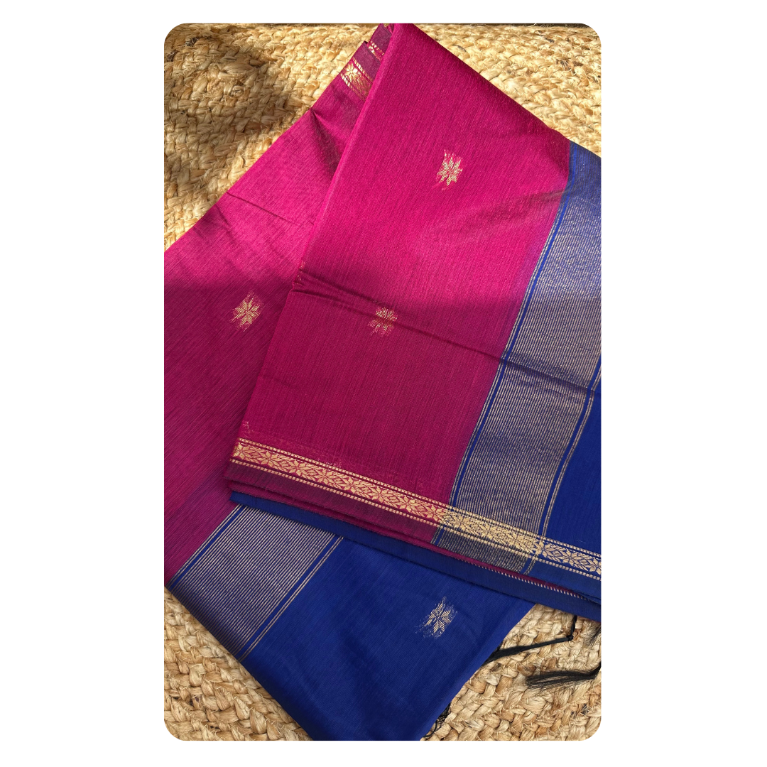 Maheshwari Silk Cotton Saree