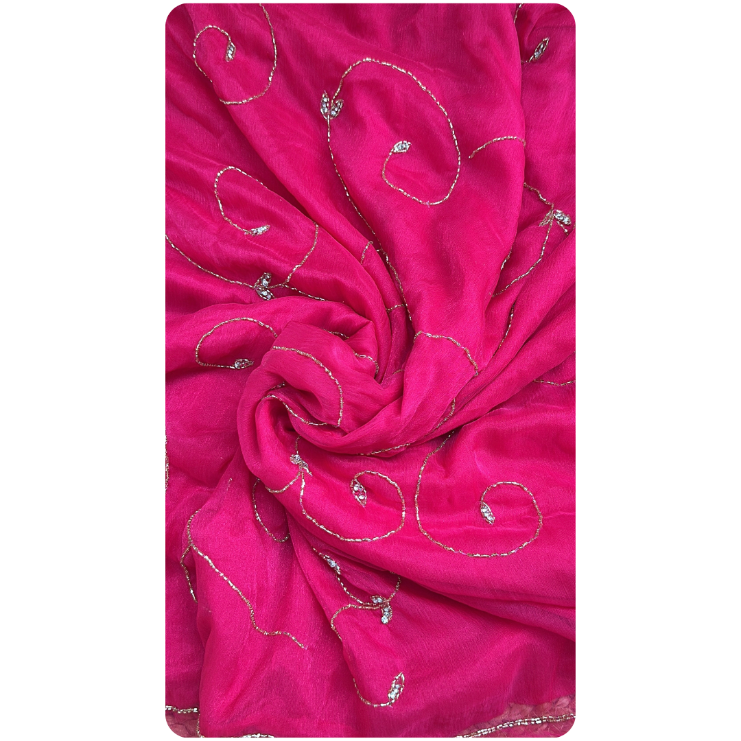 Designer Stone Work Saree