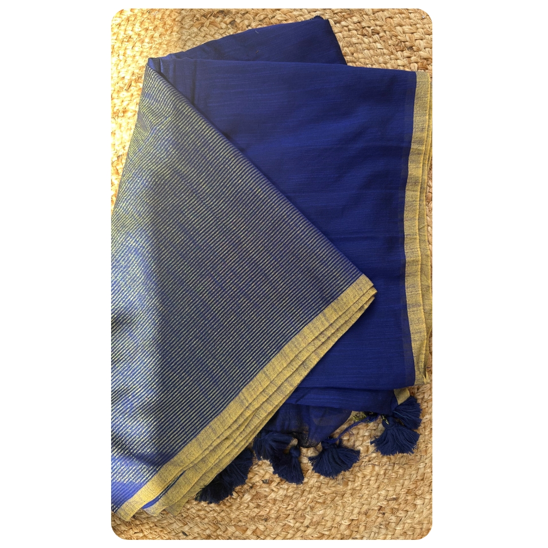 Mul Cotton Tissue Saree(Handloom)