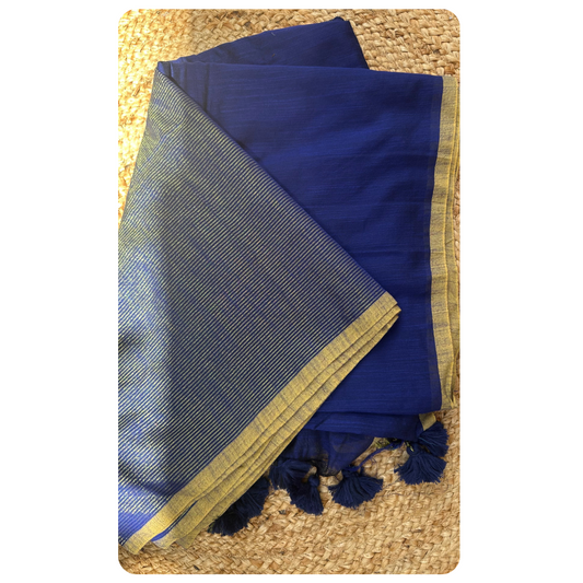 Mul Cotton Tissue Saree(Handloom)