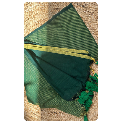 Mul Cotton Tissue Saree(Handloom)