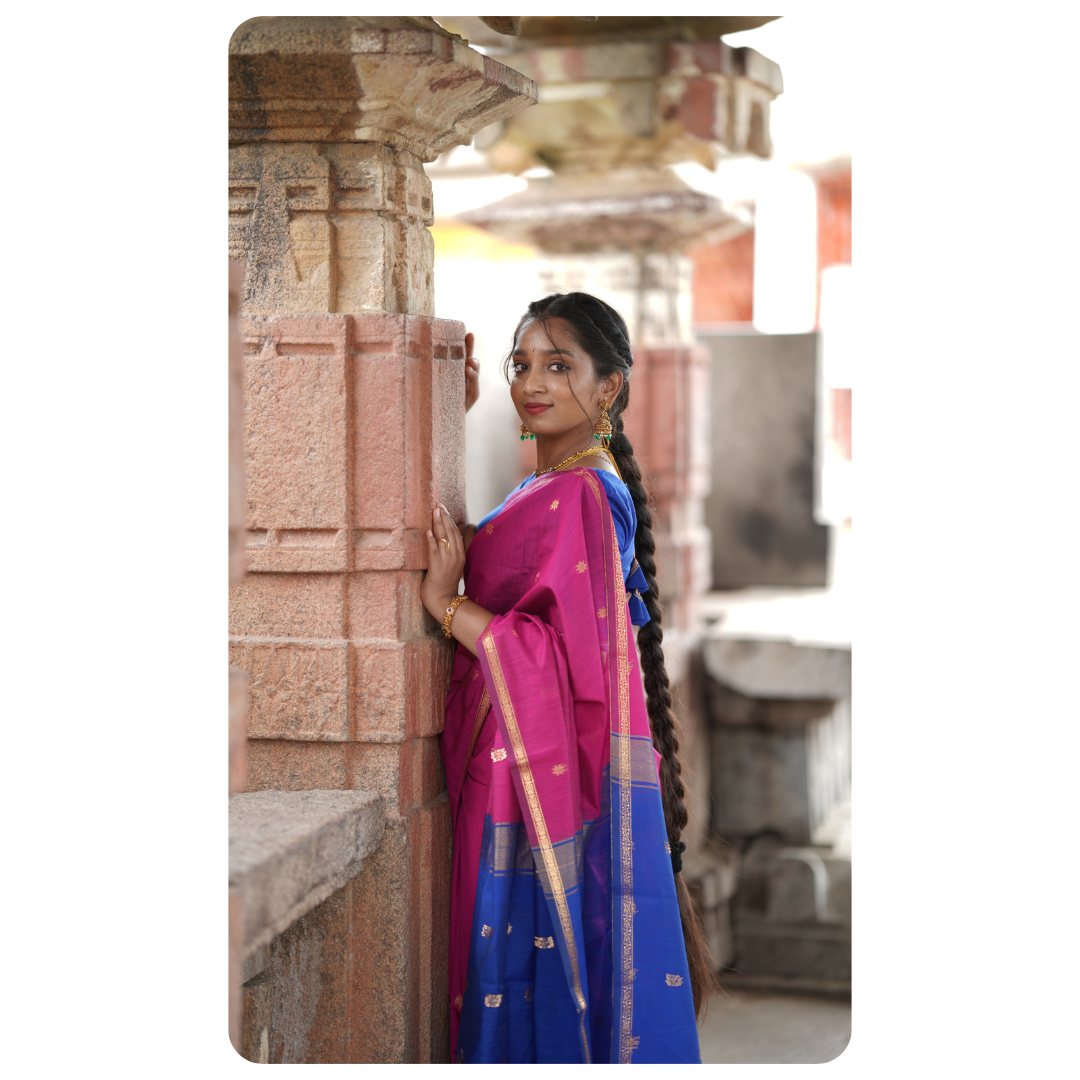 Maheshwari Silk Cotton Saree
