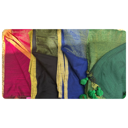 Mul Cotton Tissue Saree(Handloom)